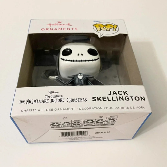 Nightmare Before Christmas Jack Skellington Ornament Hallmark Funko Disney - Picture 3 of 11